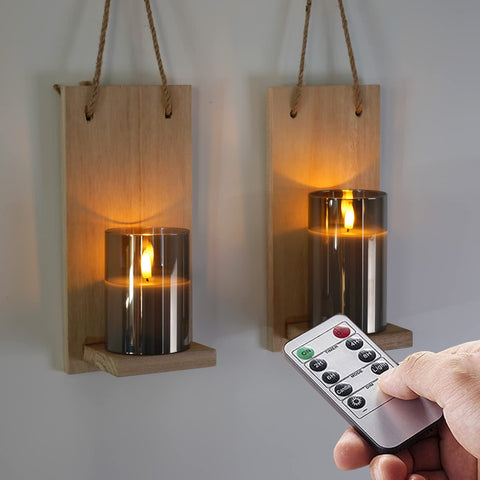 Amagic fireplace decor candles deliver cozy glow to living spaces