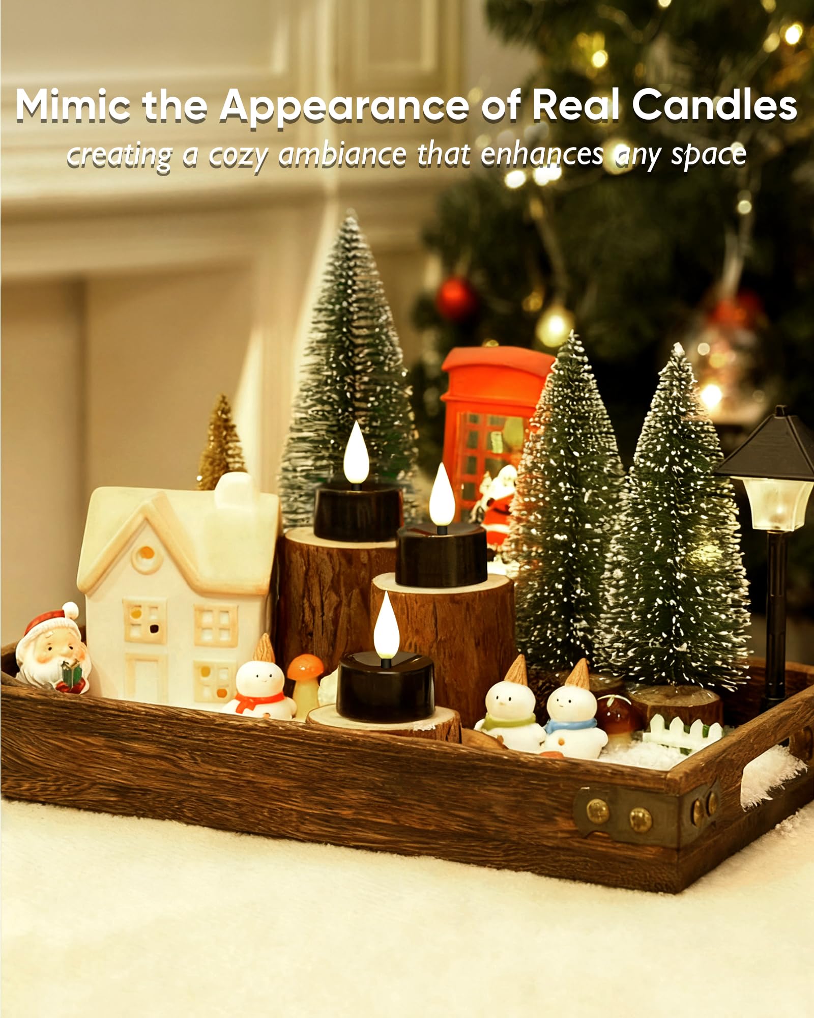 Amagic tealight glow enhances Halloween and Gothic party setups safely.
