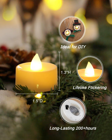 Amagic home decor candle glow provides ambient room lighting.