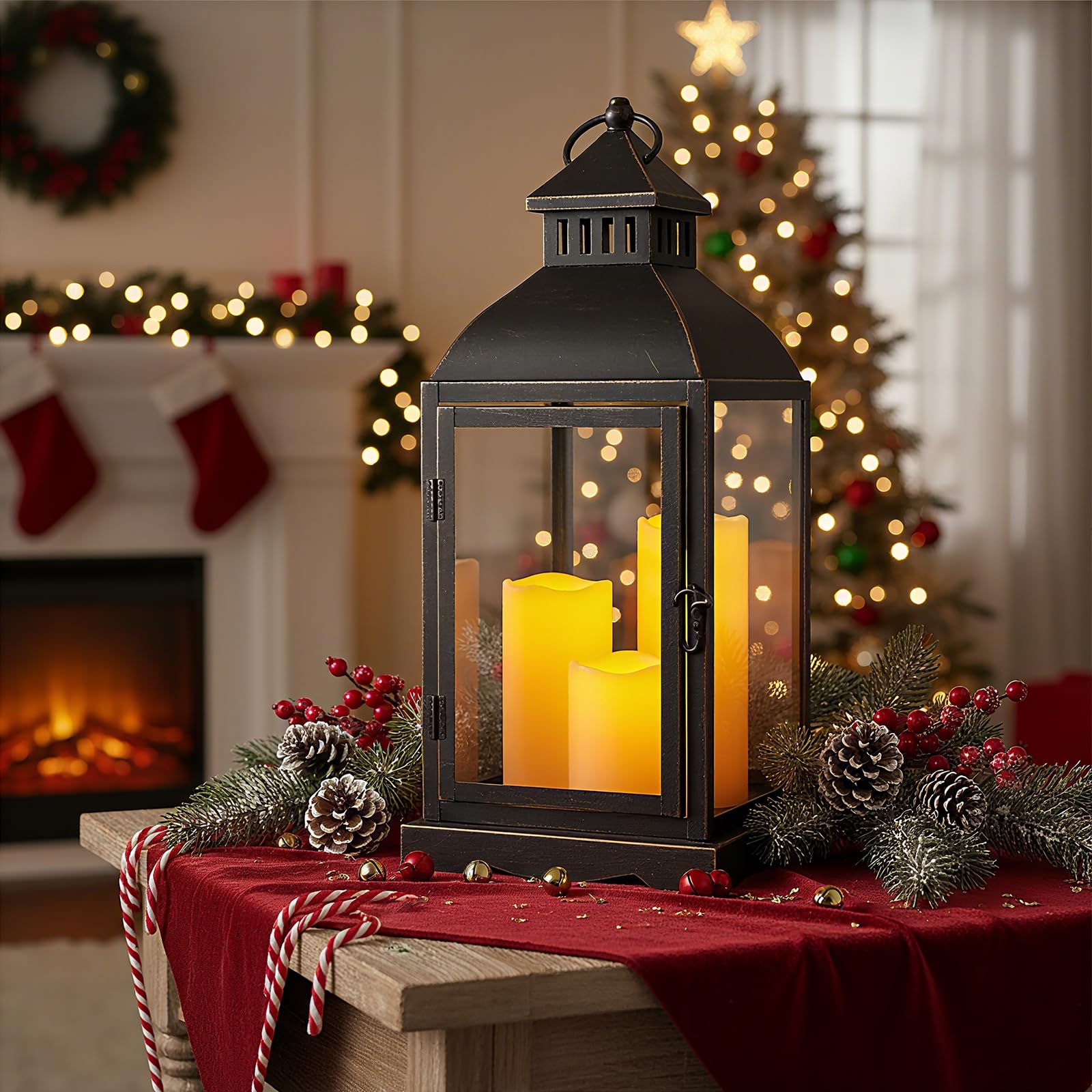 Amagic 8 inch ivory flameless candle creates cozy patio lighting without wax mess.