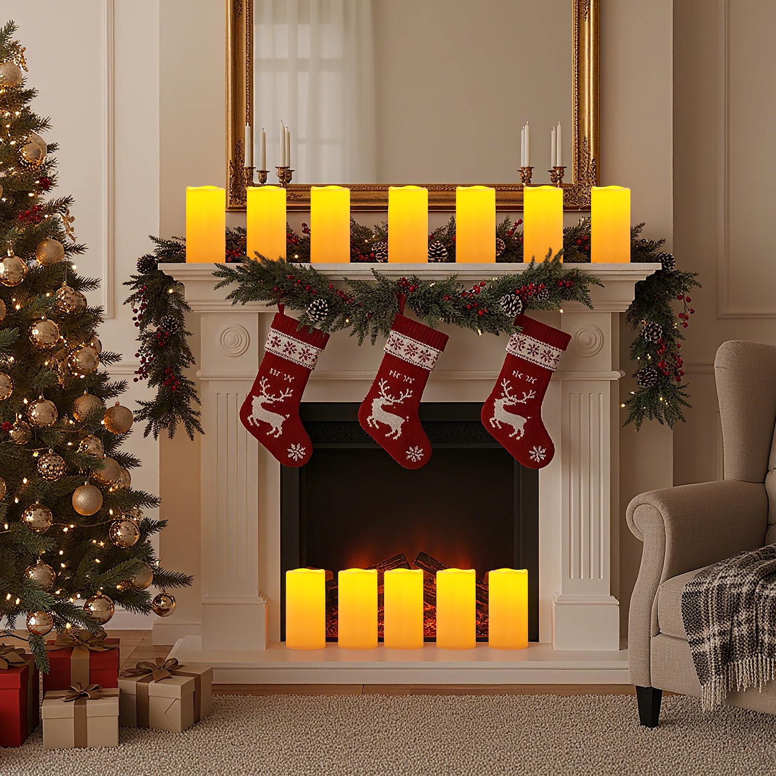 Amagic safe flameless candle offers mess free ambiance without wax
