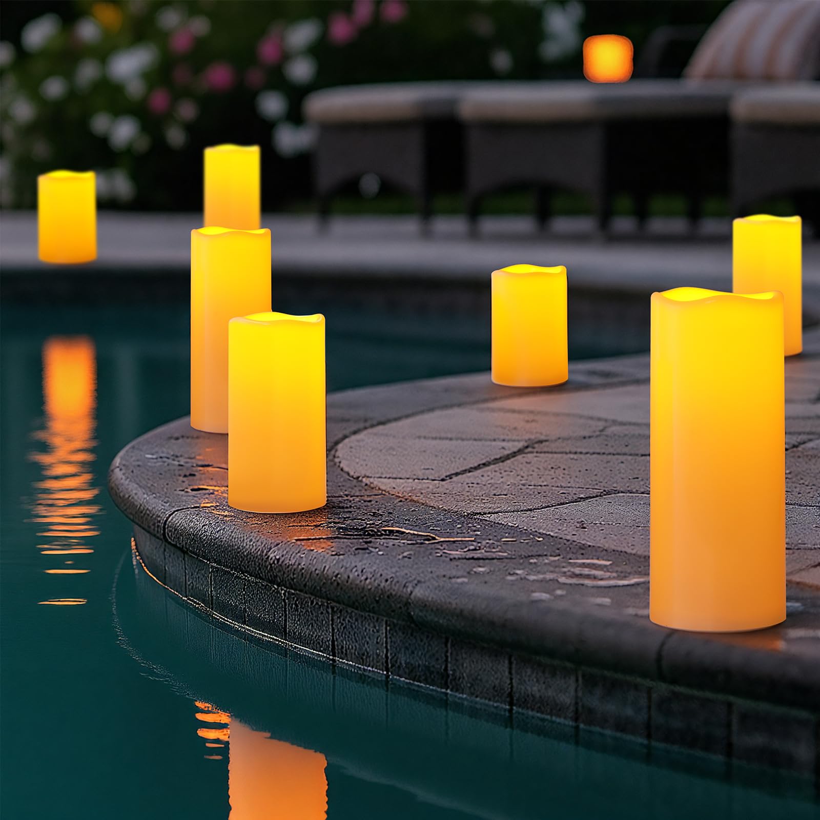 Amagic set of three candles shown together for cohesive decor.