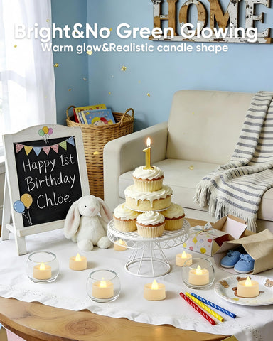 Amagic wedding centerpiece lights enhance tabletops with soft, inviting glow