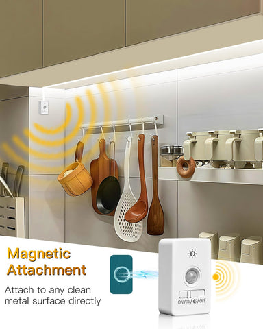 Amagle auto motion sensor lights turn on for hands-free convenience