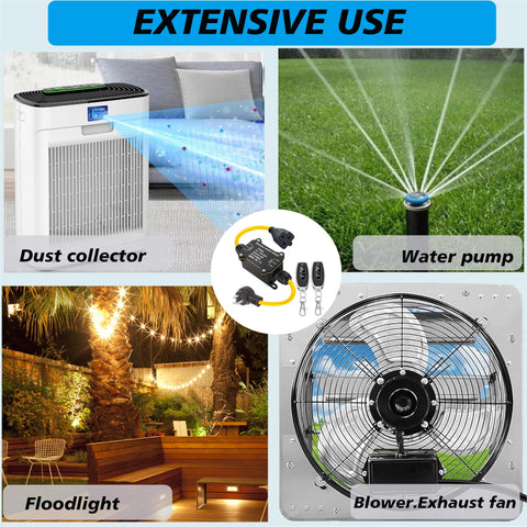 AMAKE outdoor-friendly outlet supports indoor and outdoor setups like gardens and garages