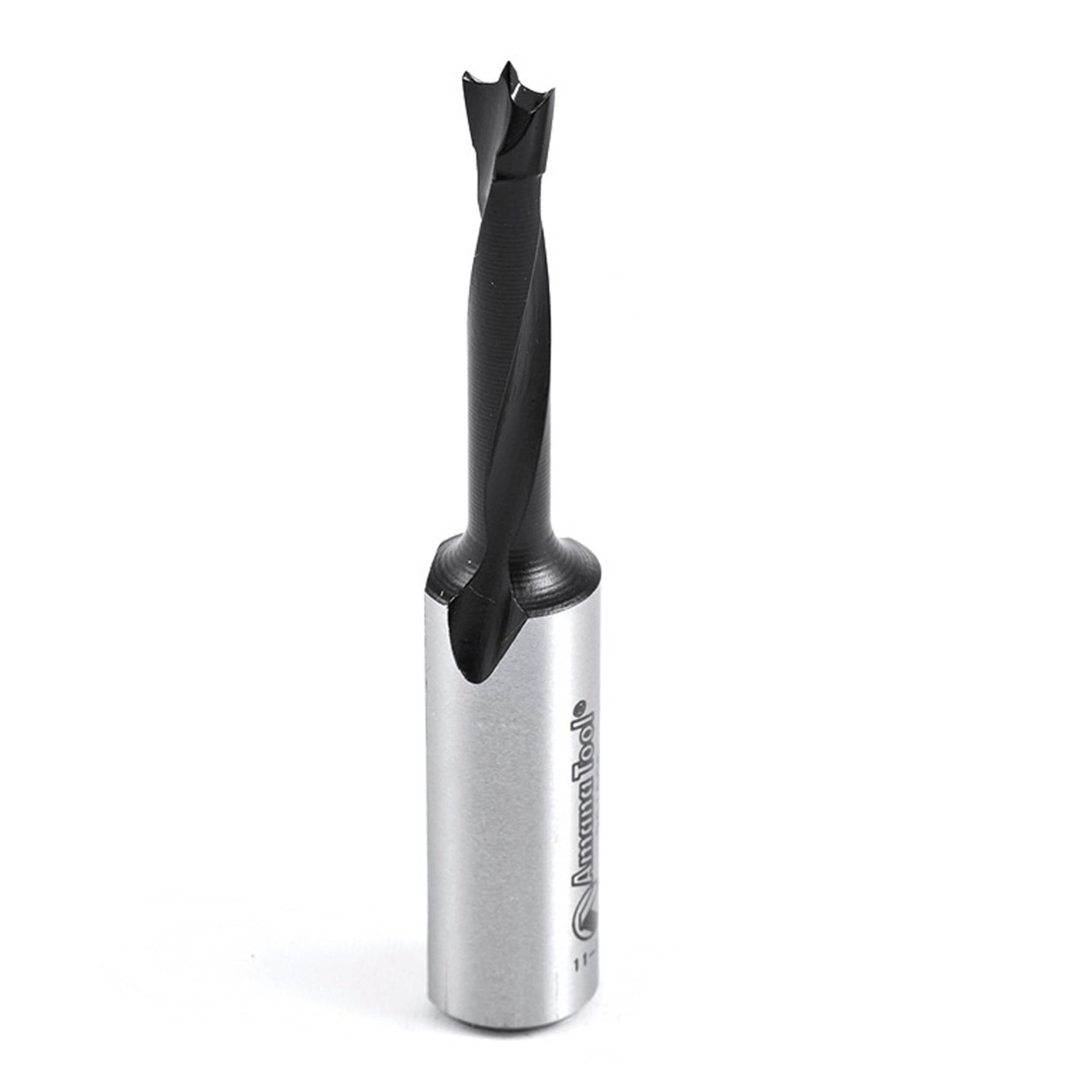 Amana Tool 201005 carbide tipped brad point bit for precise right-hand drilling in wood