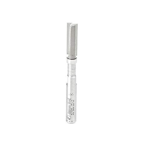 Amana Tool 47224 miniature flush trim plunge guide close-up for precise edge control.
