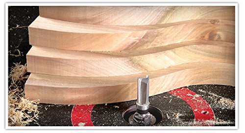 Amana Tool 47224 shank size 1/4 inch ideal for standard routers.