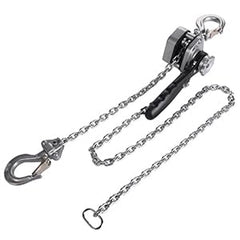 Amarite mini chain lever hoist with 10ft lift for safe workshop lifting.