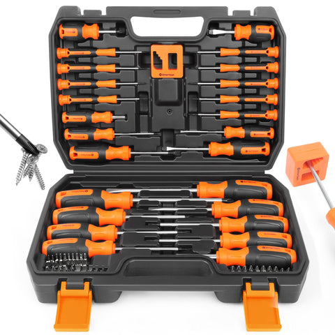 Amartisan 86-piece screwdriver set in case for organized DIY projects
