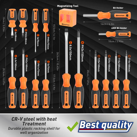 Amartisan precision screwdrivers ideal for small screws in watches and electronics