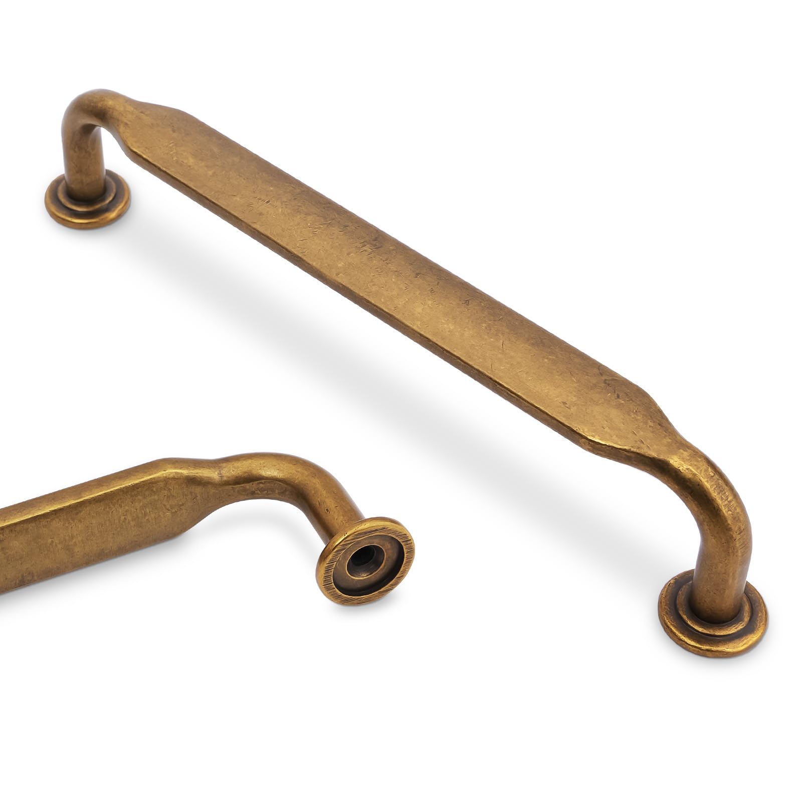 Amasideca antique brass cabinet pulls with 5in holes for easy kitchen upgrades