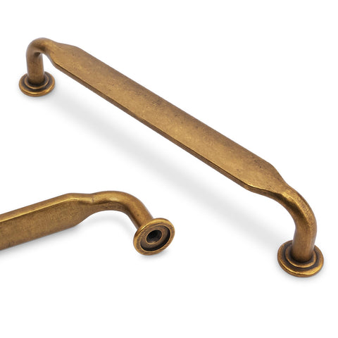 Amasideca antique brass cabinet pulls with 5in holes for easy kitchen upgrades