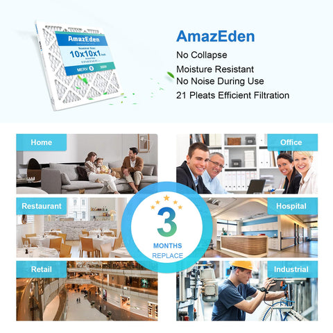 AmazEden filter installation without tools for quick replacement.