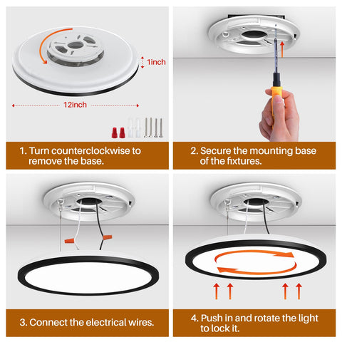 AmazeFan 2400 lumens main light delivers bright, clear illumination