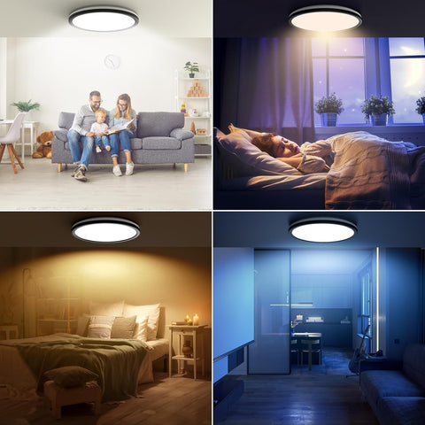 AmazeFan 6W amber backlight adds layered warmth to the fixture