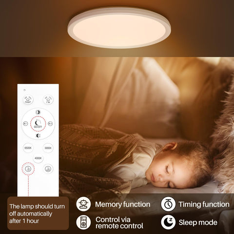 AmazeFan color-temperature range from warm to cool supports mood lighting.