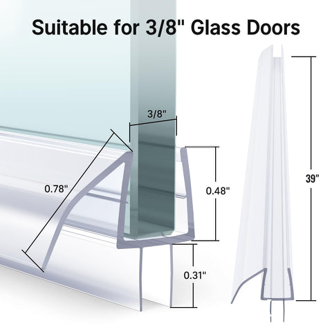 AmazerBath fixed slot interior design keeps the seal in place for long-lasting performance.