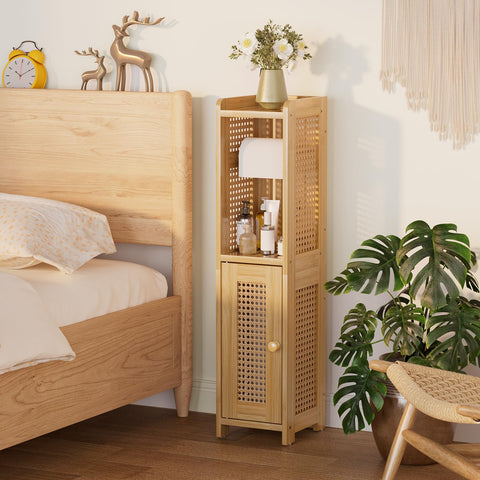 AmazerBath waterproof bamboo surface resists humidity in bathrooms