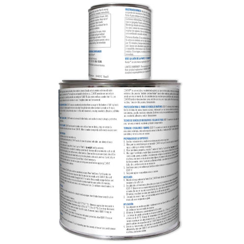 Amazing GOOP Coat-It epoxy sealer kit showing Kevlar fiber reinforcement for strength.