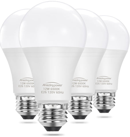 Amazing power 100W-equivalent LED bulb, daylight 6500K, ideal replacement for halogen fixtures.