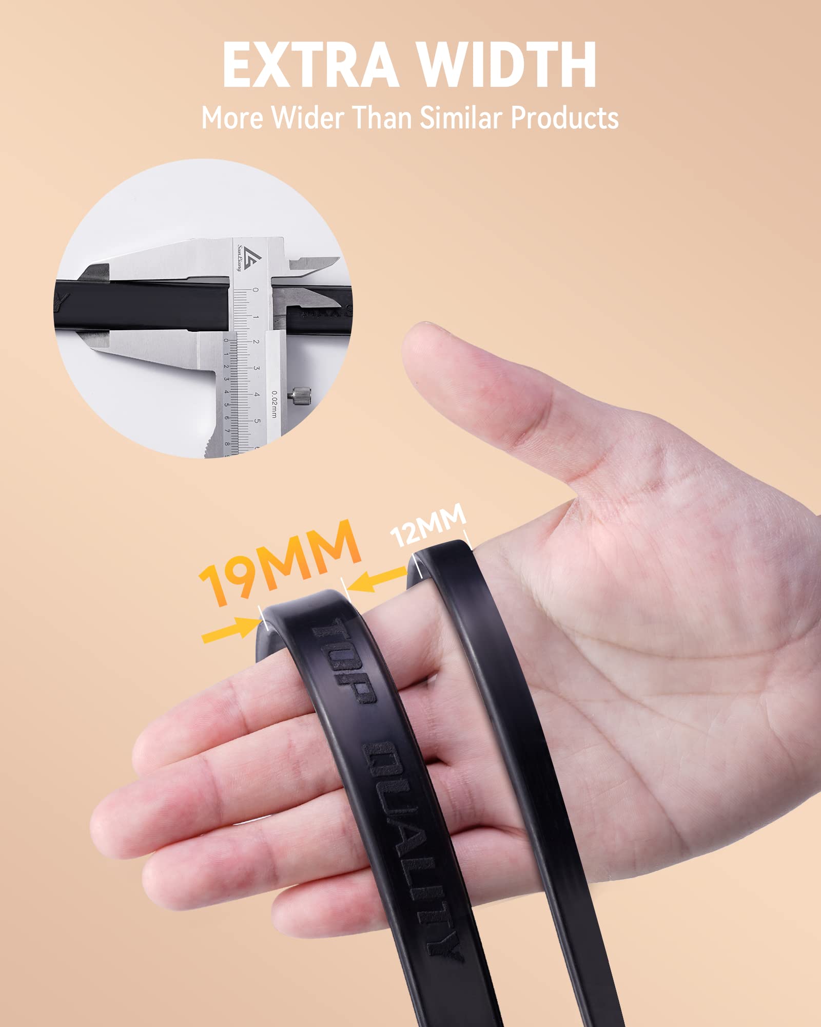 AMAZING STRAPS crimped S-hooks demonstrate quick secure attachment