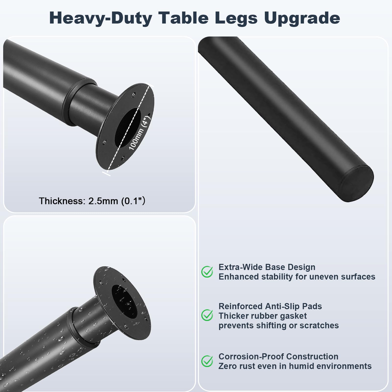 Amazing Tour packaging protects legs from scratches during shipping