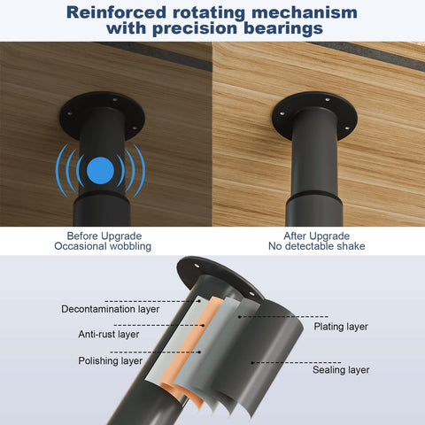 Amazing Tour easy-install desk leg suitable for home offices and kitchens