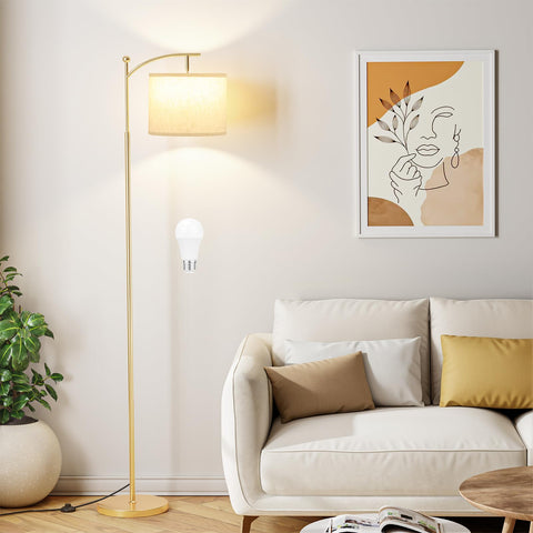 Ambimall 60inch floor lamp base highlight sturdy construction for durable living room lighting