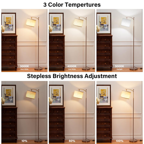 Ambimall beige shade creates warm, welcoming ambient light