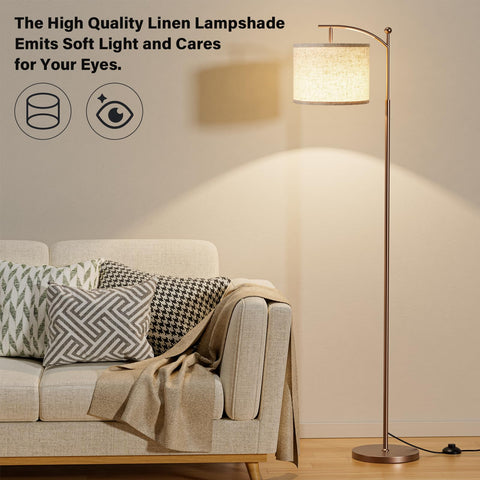Ambimall floor lamp with a 1-hour timer for scheduled use