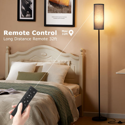 Ambimall slim-design floor lamp suited for tight corners