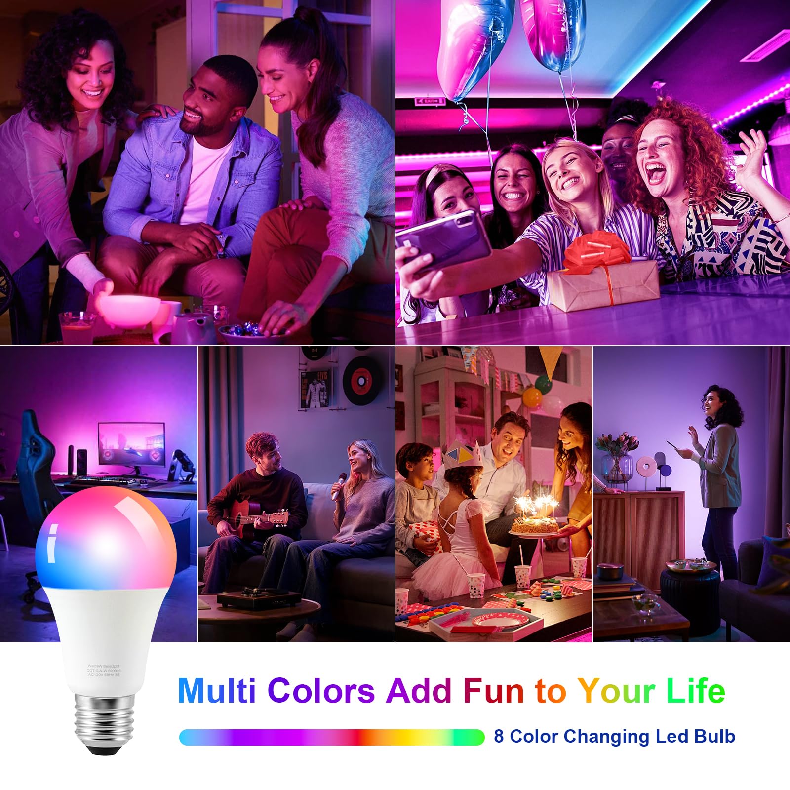 Ambimall adjustable color temperature 3000K-6000K for warm to cool light