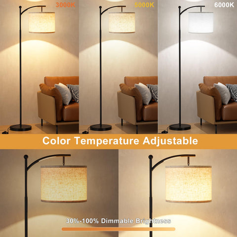 Ambimall 9W bulb included with dimmable control for adaptable ambience.