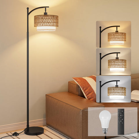 Ambimall Arc floor lamp with arched frame for stylish living rooms