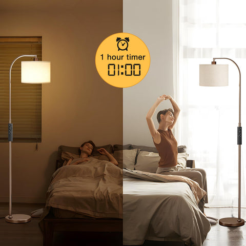 Ambimall Arc lamp base and quick assembly for tool-free setup.