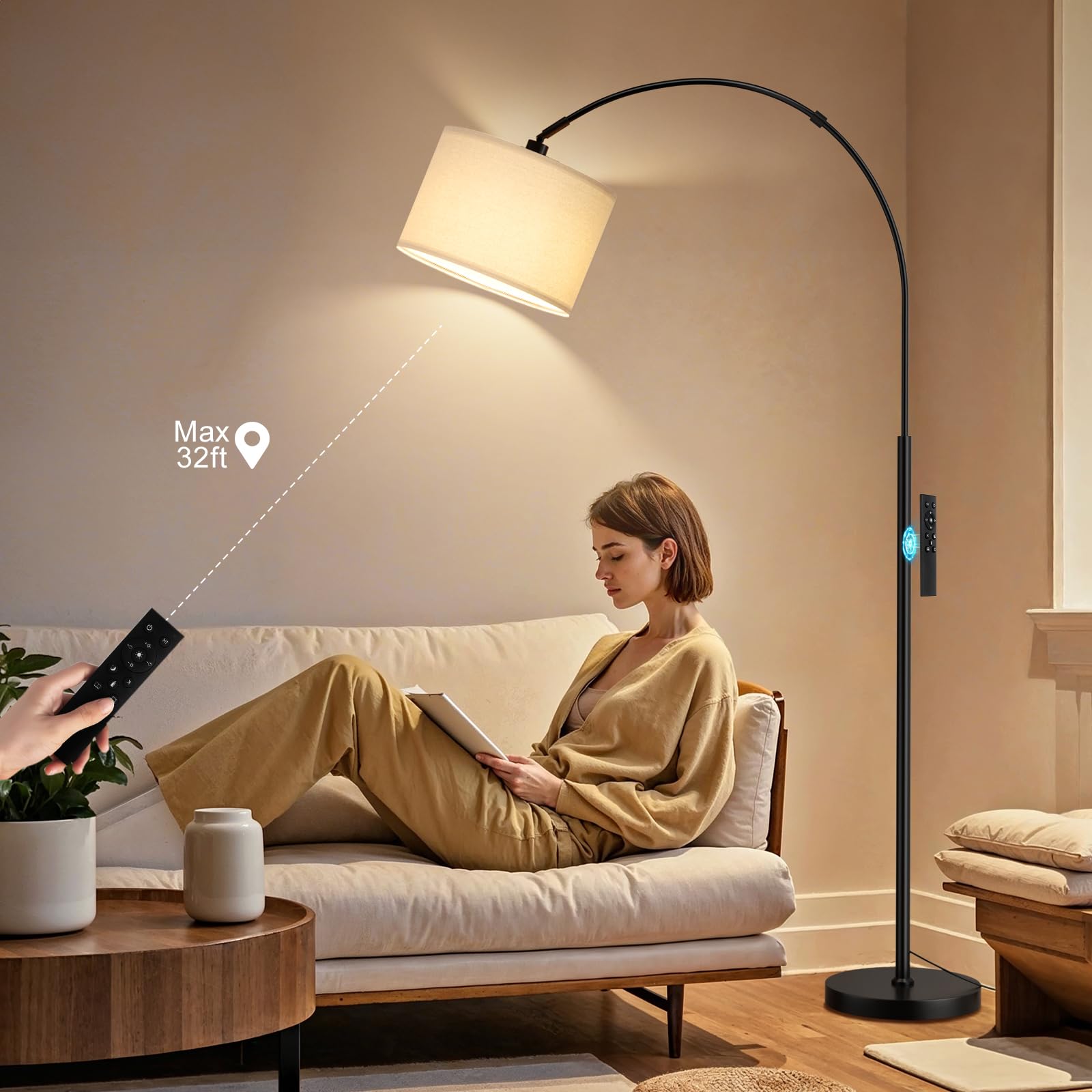 Ambimall preset modes optimize Nightlight, Reading, and Work scenarios
