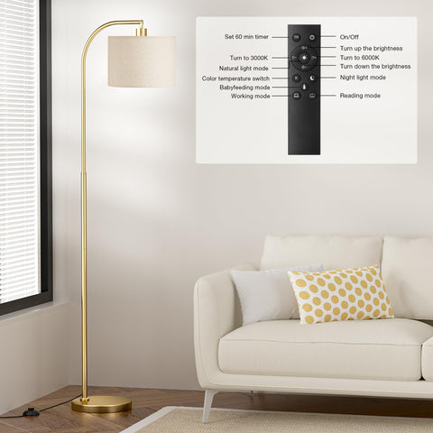 Ambimall Arc lamp rotating head provides flexible angles.