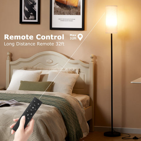 Ambimall floor lamp includes a 1-hour timer for convenient routines.