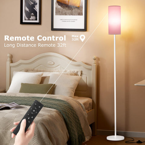 Ambimall floor lamp includes a 1-hour timer for hands-free lighting