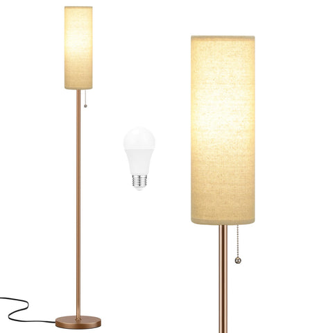 Ambimall floor lamp displaying three color temperatures for versatile lighting.