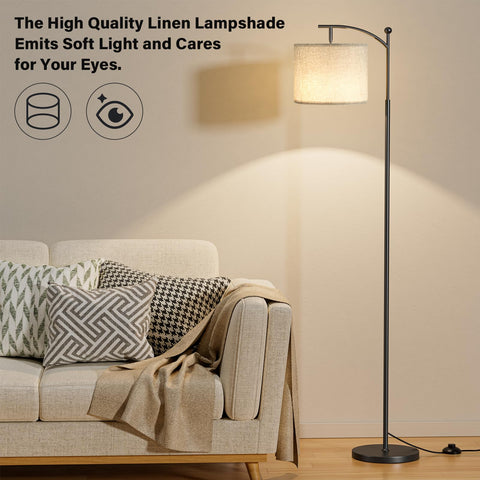 Ambimall floor lamp easy to assemble without tools.