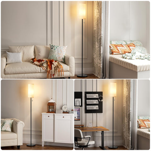 Ambimall 64'' lamp living-room setup showcases versatile style and height.