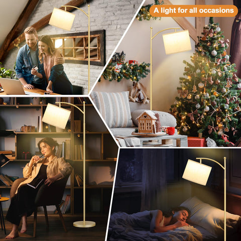 Ambimall floor lamp pedal switch enables easy hands-free operation and convenience