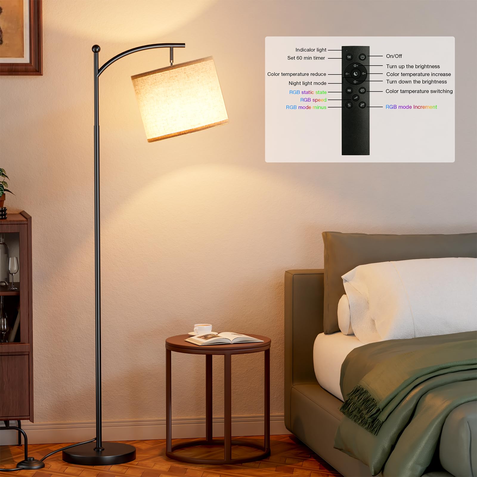 Ambimall RGB colors offer dynamic scenes for parties or movie nights.