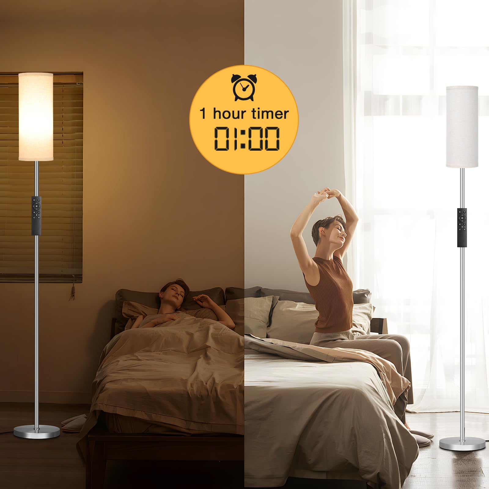 Ambimall stepless dimming from 30% to 100% for customized ambience