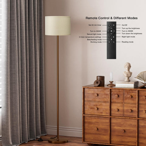 Ambimall floor lamp timer helps bedtime routines without fiddling.
