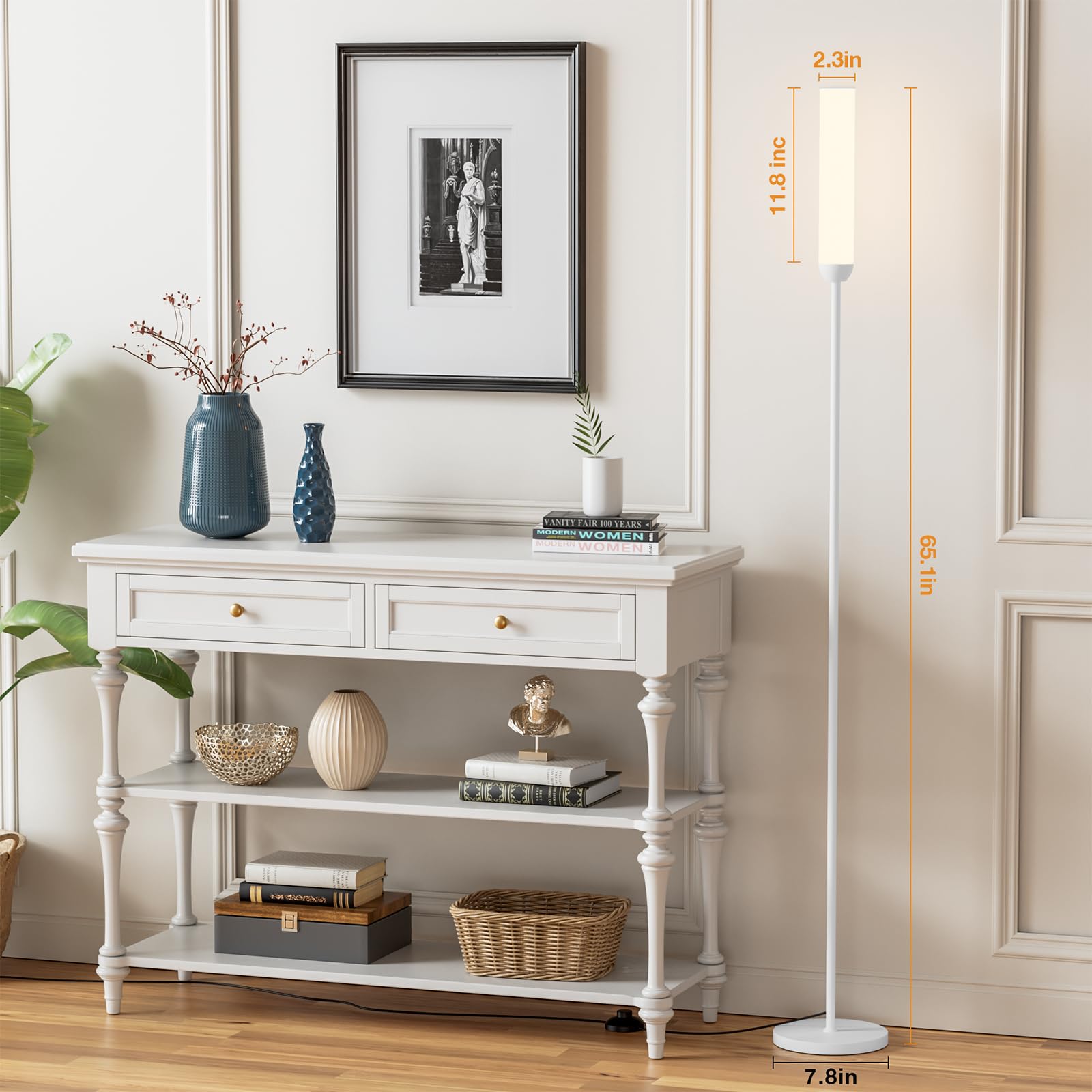 Ambimall LED lamp adjusts from warm to cool to suit mood.