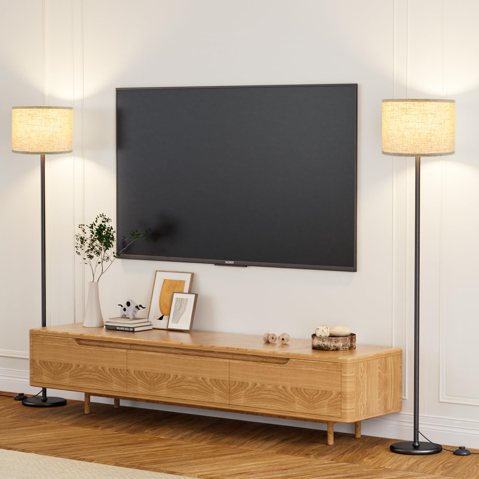 Ambimall slim black-pole design saves space in compact rooms