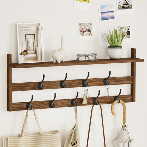 Close-up of robust metal hooks on AMBIRD rack